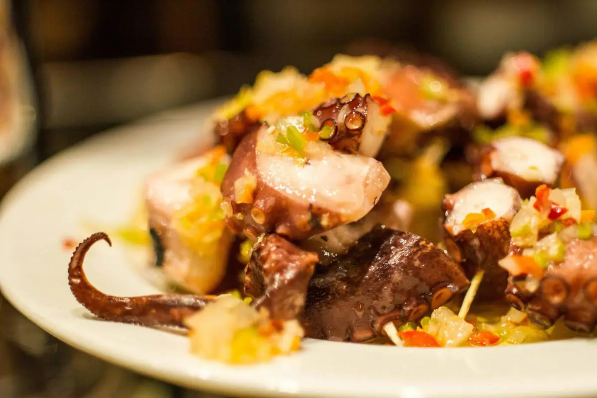 Traditional seafood dish with ocotopus in San Sebastian, Northern Spain. Photo by Andrea Huls Pareja on Unsplash